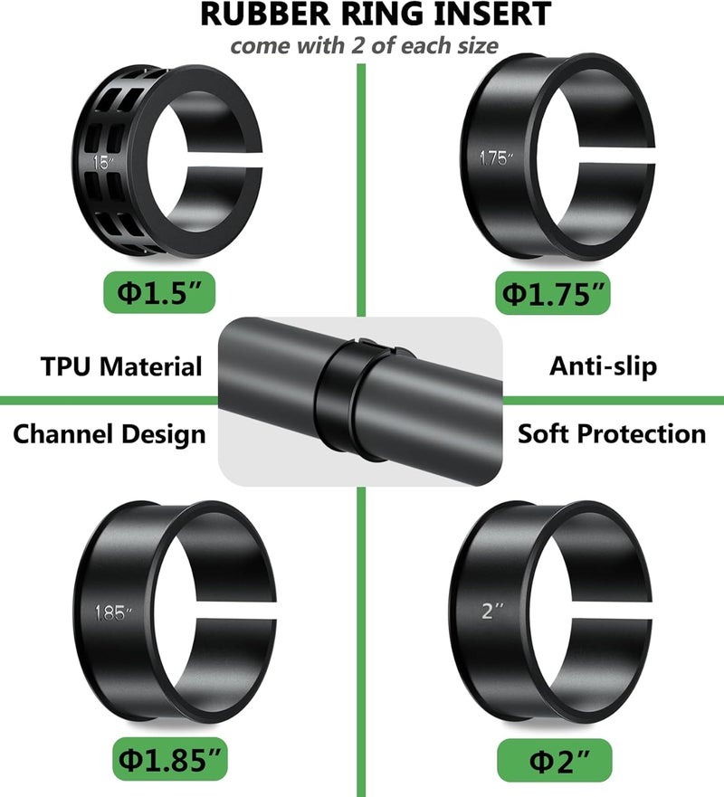 VAZESWIN 2 PCS UTV Light Bar Mounts, Solid Aluminium Alloy LED Light Mounting Brackets for ATV UTV Truck, Off-Road Roll Bar Clamps Fit for 1.5" / 1.75" / 1.85" / 2" / 2.1" Roll Cage Roof Rack Bumper - Image 4